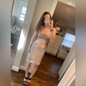 BCBC Maxazria corset-style strapless cocktail dress - size 2